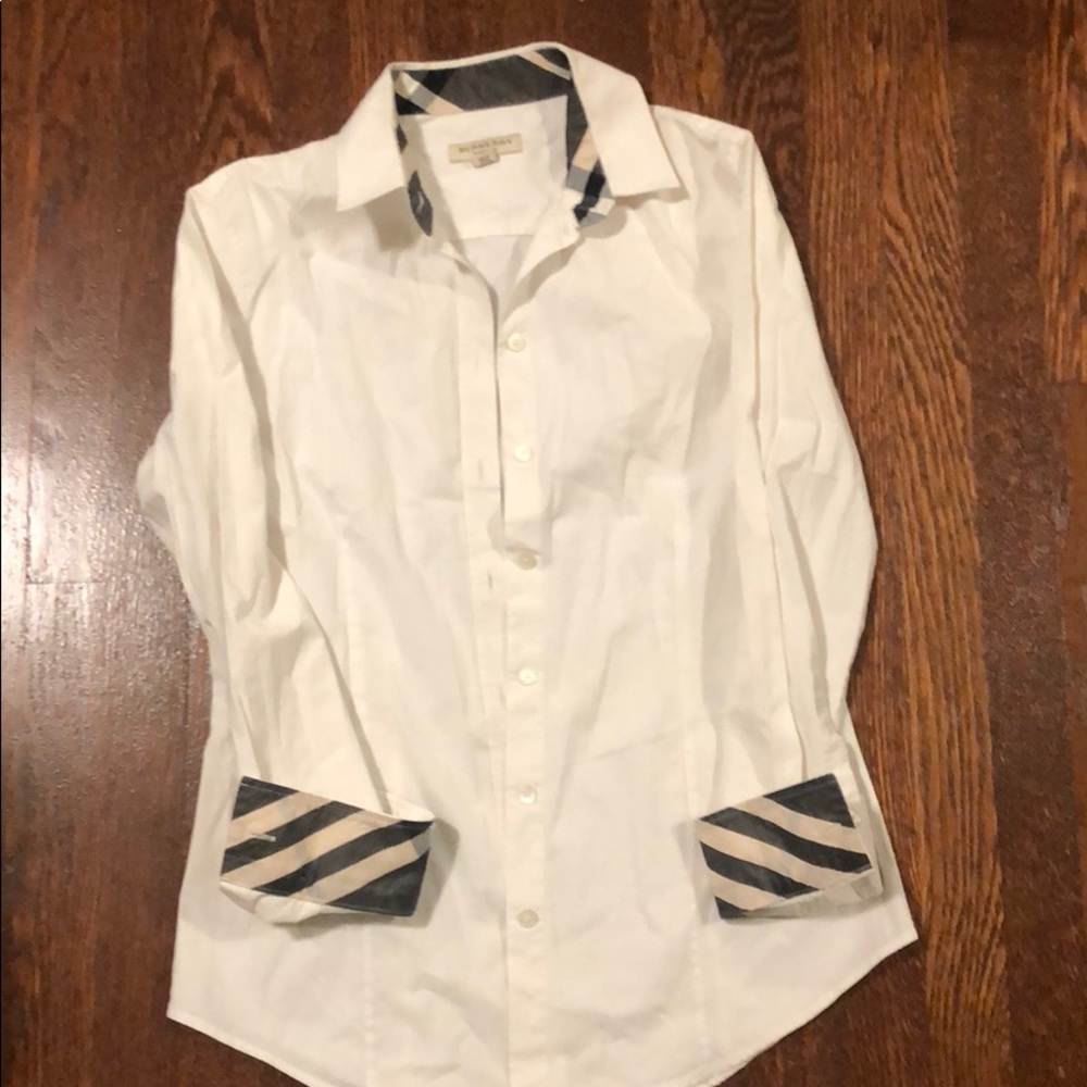BURBERRY LONG SLEEVE BUTTON DOWN